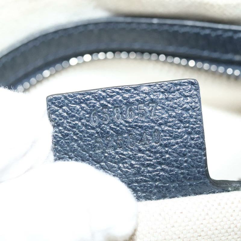 【日本直送】GUCCI GG帆布腰包 藍色銀色 658657 正品 139364A-11