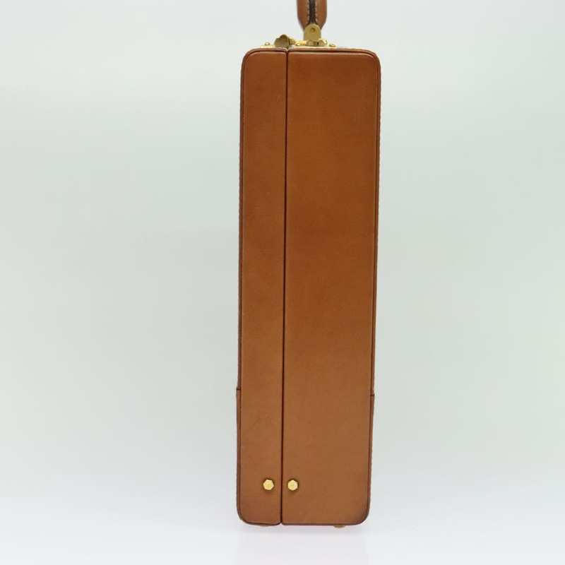 【日本直送】CELINE Macadam帆布旅行箱 PVC皮革 棕色 金色 Auth 141482A-3