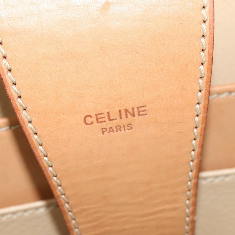【日本直送】CELINE Macadam帆布旅行箱 PVC皮革 棕色 金色 Auth 141482A-17