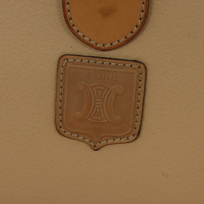 【日本直送】CELINE Macadam帆布旅行箱 PVC皮革 棕色 金色 Auth 141482A-20