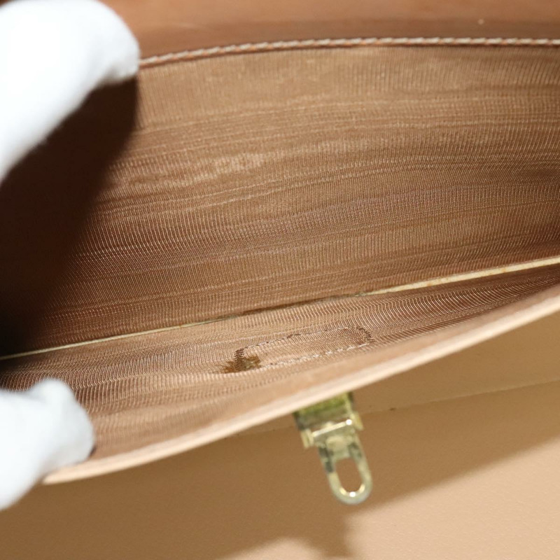 【日本直送】CELINE Macadam帆布旅行箱 PVC皮革 棕色 金色 Auth 141482A-23