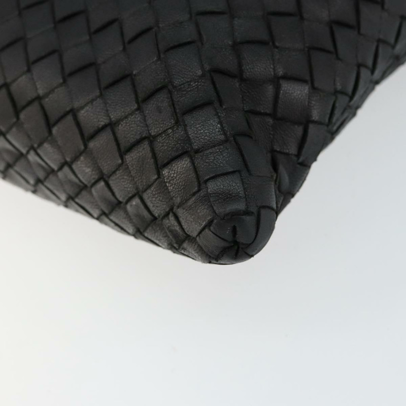 【日本直送】BOTTEGA VENETA INTRECCIATO 黑色皮革肩背包 正品 143339A-8