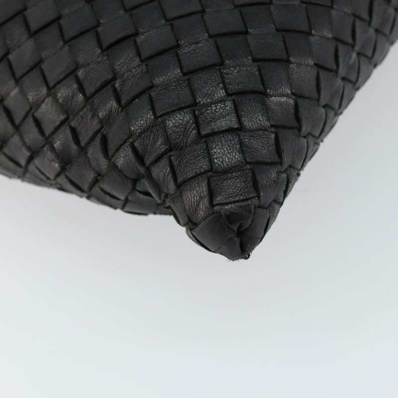 【日本直送】BOTTEGA VENETA INTRECCIATO 黑色皮革肩背包 正品 143339A-15