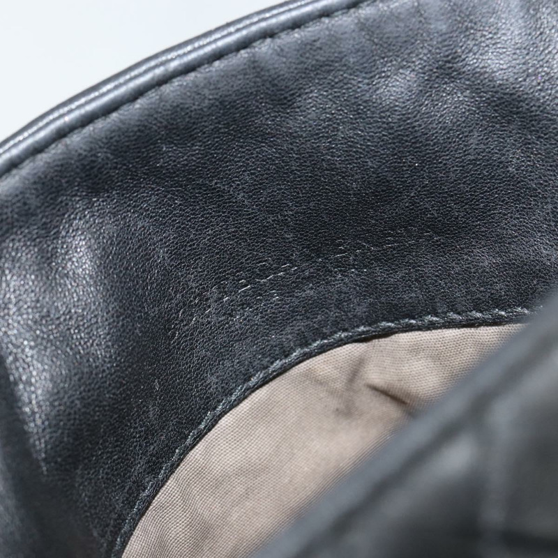 【日本直送】BOTTEGA VENETA INTRECCIATO 黑色皮革肩背包 正品 143339A-16