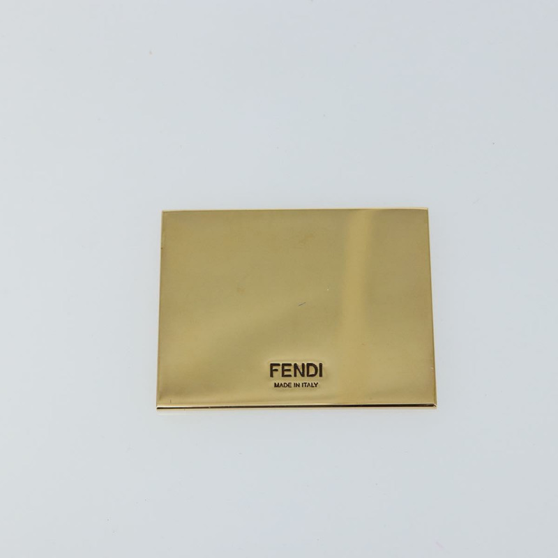 【日本直送】FENDI Mamma Baguette 鏈條單肩包 漆皮 灰色 金色 正品 144385A-25