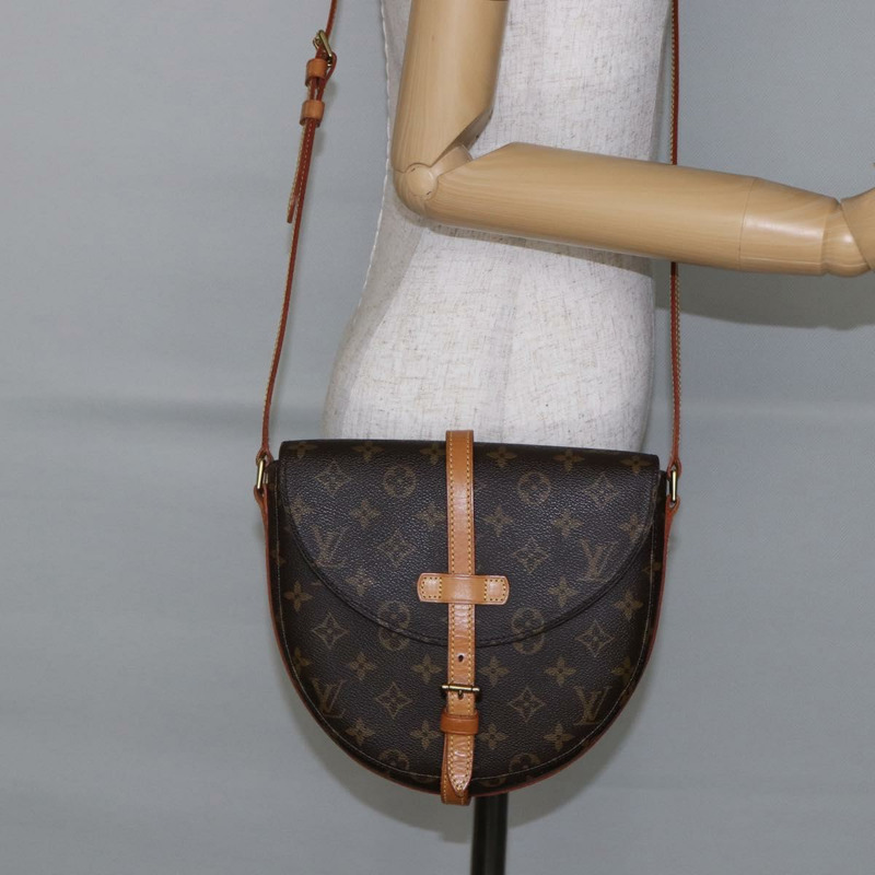 【日本直送】路易威登 Monogram Chantilly MM 肩背包 M51233 LV Auth 144552A-23