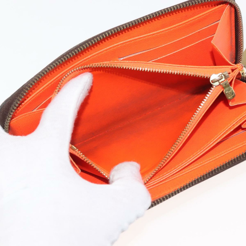 【日本直送】路易威登 Monogram Graffiti Zippy 長版皮夾 橘色 M93711 LV 正品 145791A-10