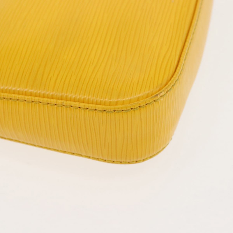 【日本直送】路易威登 Epi Pochette Accessoires 配件包 黃色 M52989 正品 146464A-8