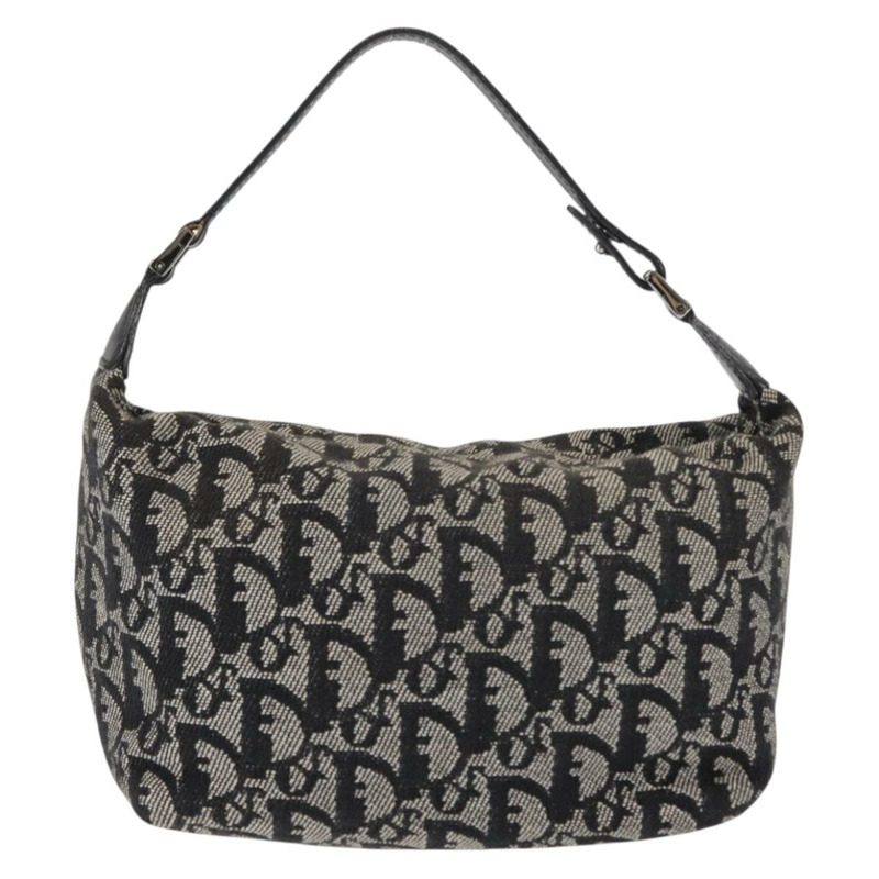 【日本直送】Christian Dior Trotter帆布肩背包 黑色 正品 146645A-1