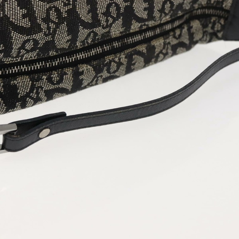 【日本直送】Christian Dior Trotter帆布肩背包 黑色 正品 146645A-6