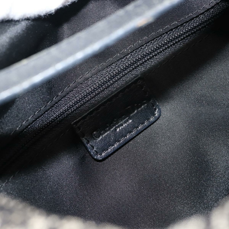 【日本直送】Christian Dior Trotter帆布肩背包 黑色 正品 146645A-16