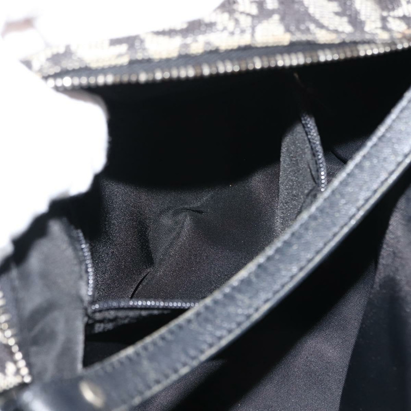 【日本直送】Christian Dior Trotter帆布肩背包 黑色 正品 146645A-19
