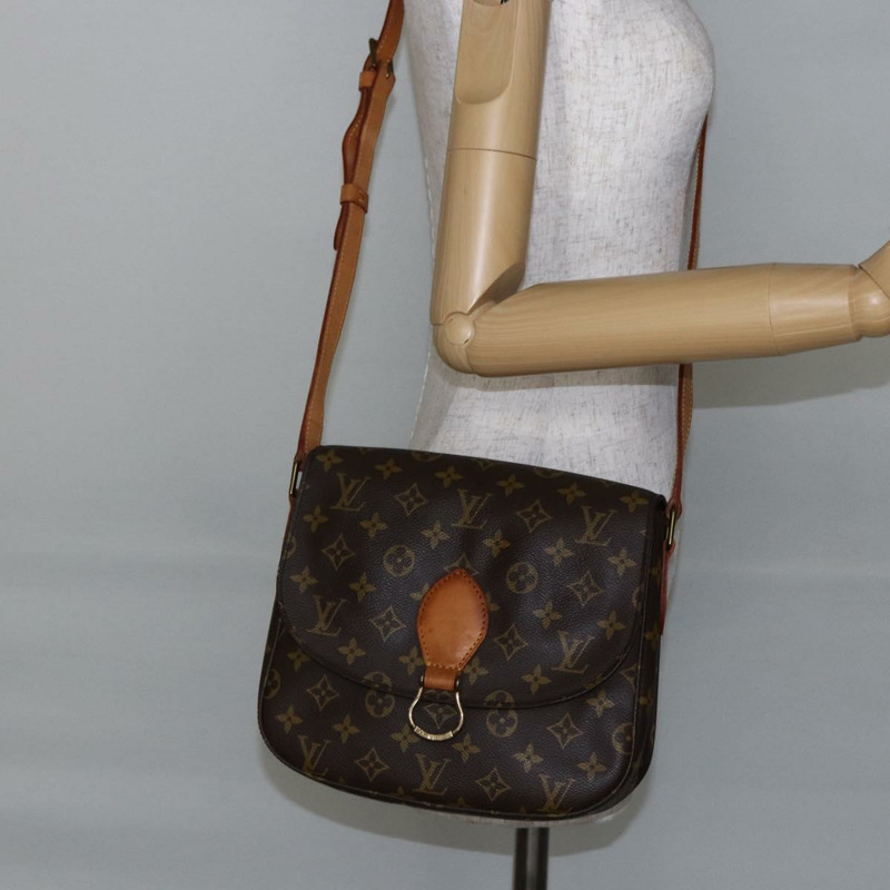 【日本直送】路易威登 Monogram Saint Cloud GM 肩背包 M51242 LV Auth 147604A-25