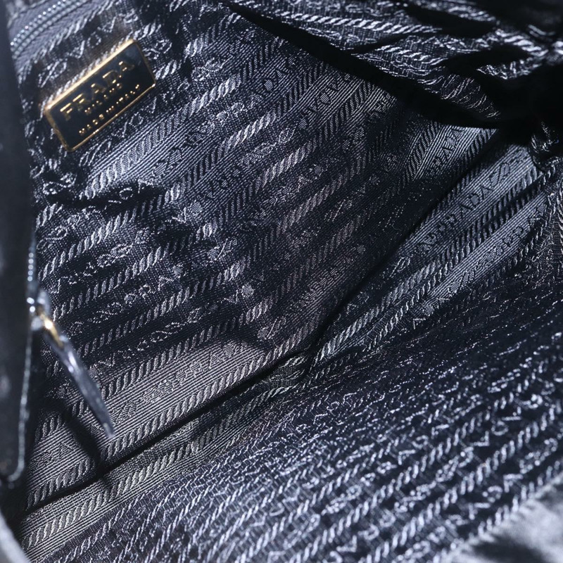 【日本直送】PRADA 尼龍黑色金色鏈條單肩包 正品 148283A-10