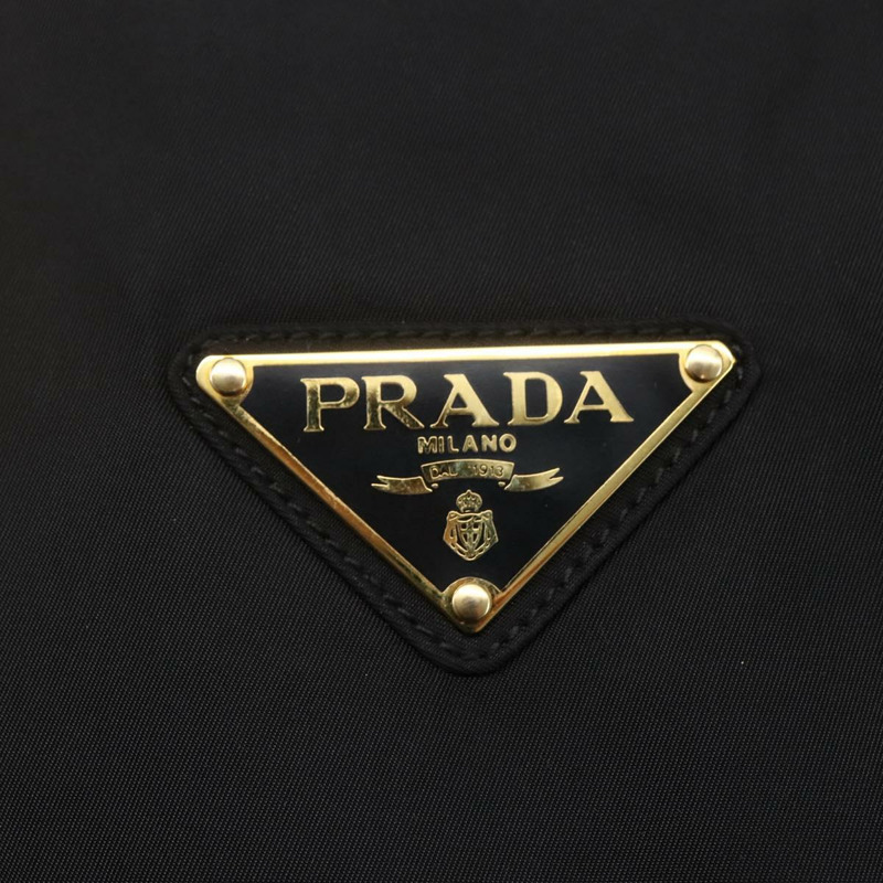 【日本直送】PRADA 尼龍黑色金色鏈條單肩包 正品 148283A-16