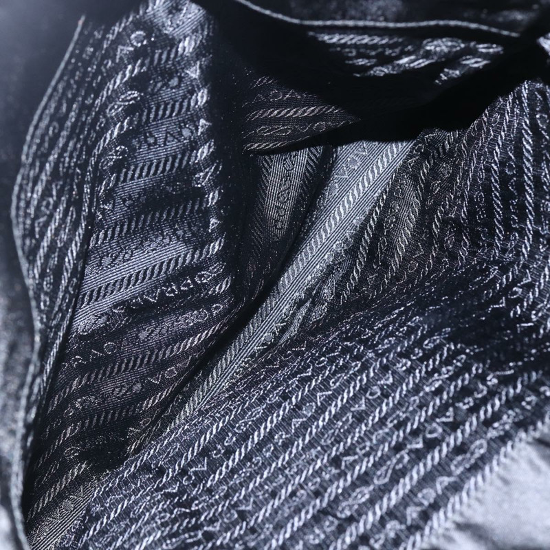 【日本直送】PRADA 尼龍黑色金色鏈條單肩包 正品 148283A-23