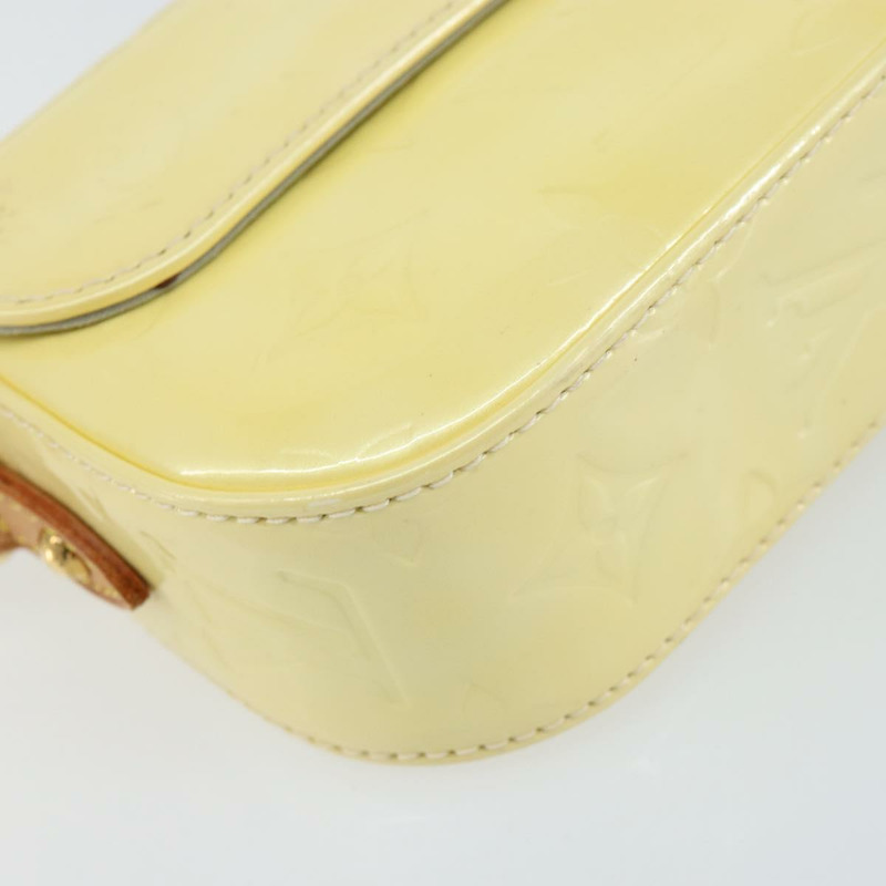 【日本直送】路易威登 Monogram Vernis Malibu Street Bag Perle M91507 LV Auth 150502A-14