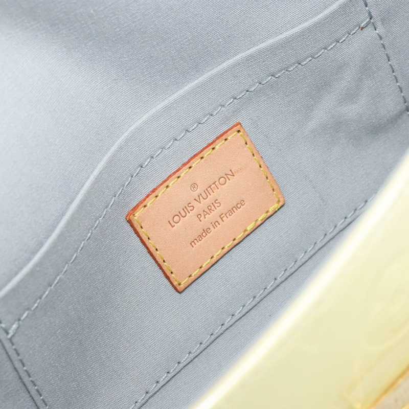 【日本直送】路易威登 Monogram Vernis Malibu Street Bag Perle M91507 LV Auth 150502A-19