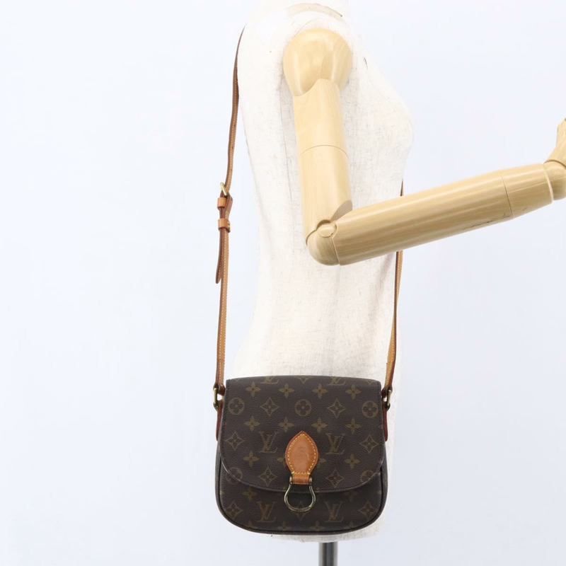 【日本直送】路易威登 Monogram Saint Cloud MM 肩背包 M51243 LV Auth 150963A-25