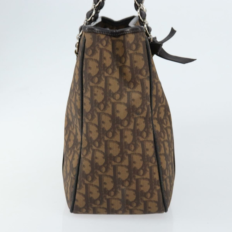 【日本直送】Christian Dior Trotter帆布鏈條手提包 PVC浪漫海軍藍金色正品 150839A-2