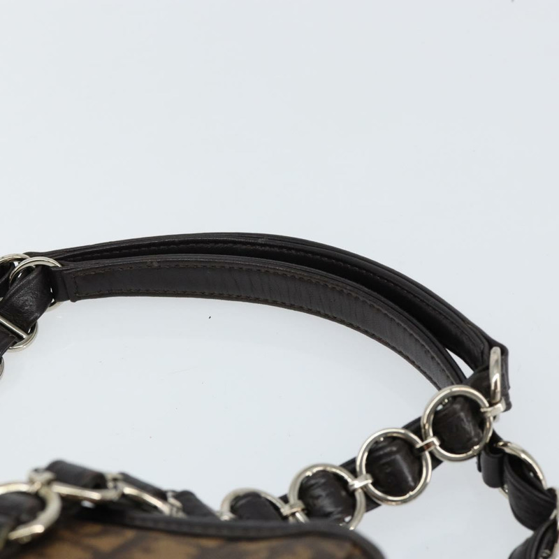 【日本直送】Christian Dior Trotter帆布鏈條手提包 PVC浪漫海軍藍金色正品 150839A-7