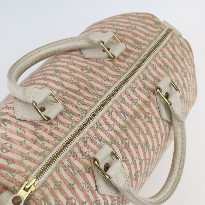【日本直送】路易威登 Monogram Mini Lin Croisette Speedy 30 手袋 粉紅色 M95501 正品 152894A-5