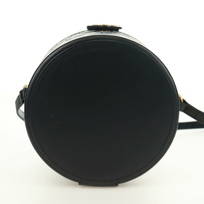 【日本直送】CELINE Triomphe 肩背包,帆布皮革,淺米色,黑色,金色,正品編號 170924M-4