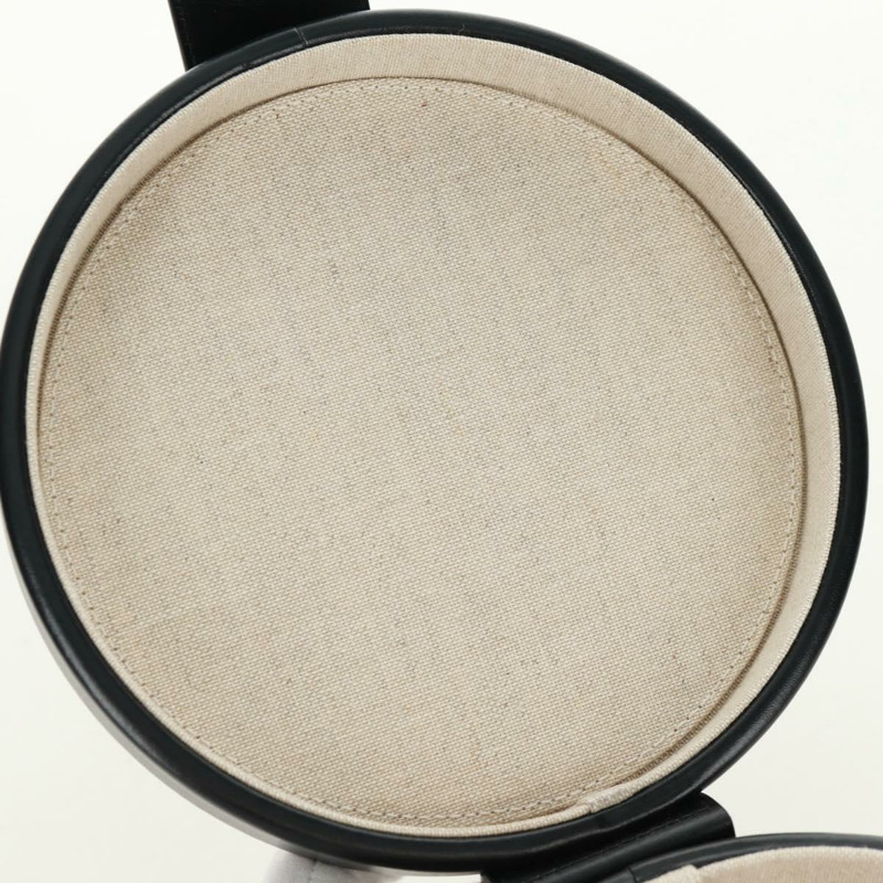 【日本直送】CELINE Triomphe 肩背包,帆布皮革,淺米色,黑色,金色,正品編號 170924M-9