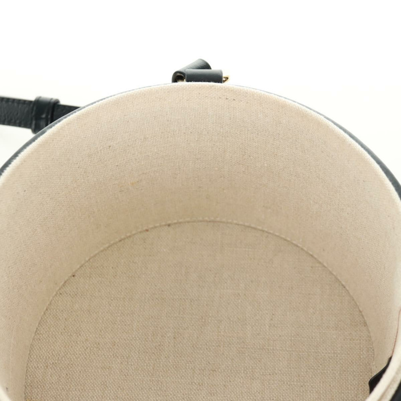 【日本直送】CELINE Triomphe 肩背包,帆布皮革,淺米色,黑色,金色,正品編號 170924M-24