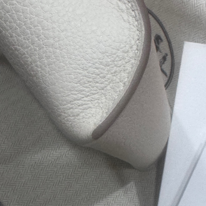 愛馬仕Hermes 餐盤包 videpoches 奶昔白編制肩帶斜挎包 側背包-8