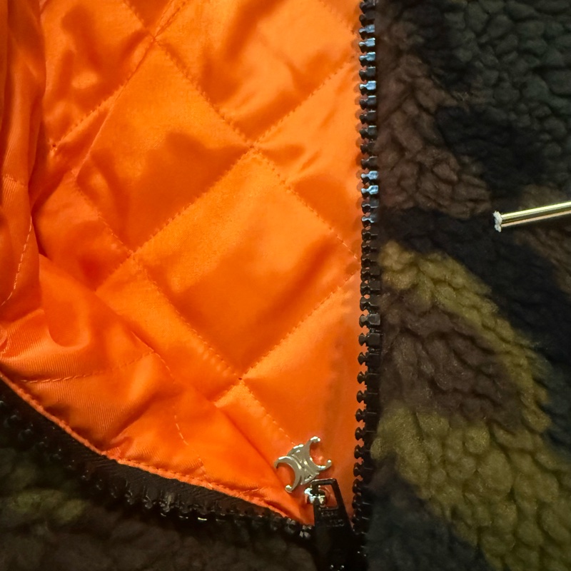 Celine 迷彩毛絨外套-2