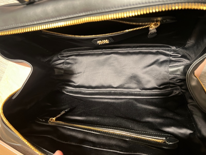 Miu Miu Beau Leather Bag (Large)-5