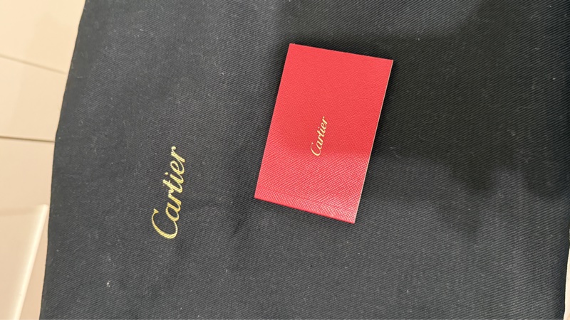 便宜賣Cartier 藕粉色 陶瓷經典Logo珠寶包款-13