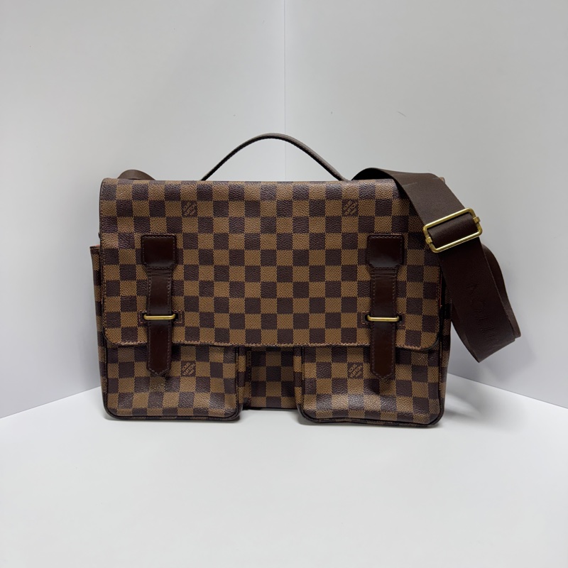 【極新🎁】 LV Damier 棋盤格 郭富城包 郵差包 (專櫃11.7萬)-0