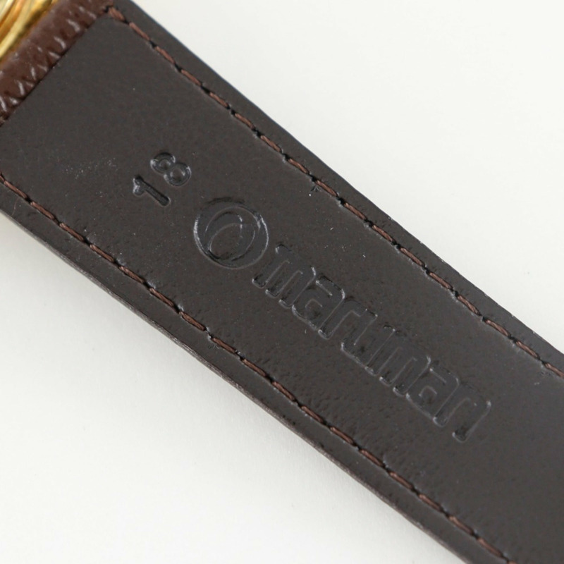 IWC萬國錶沙夫豪森復古403機芯腕錶,18K黃金錶殼搭配壓紋皮革錶帶,手動上鍊,指針式顯示,男士錶盤-11