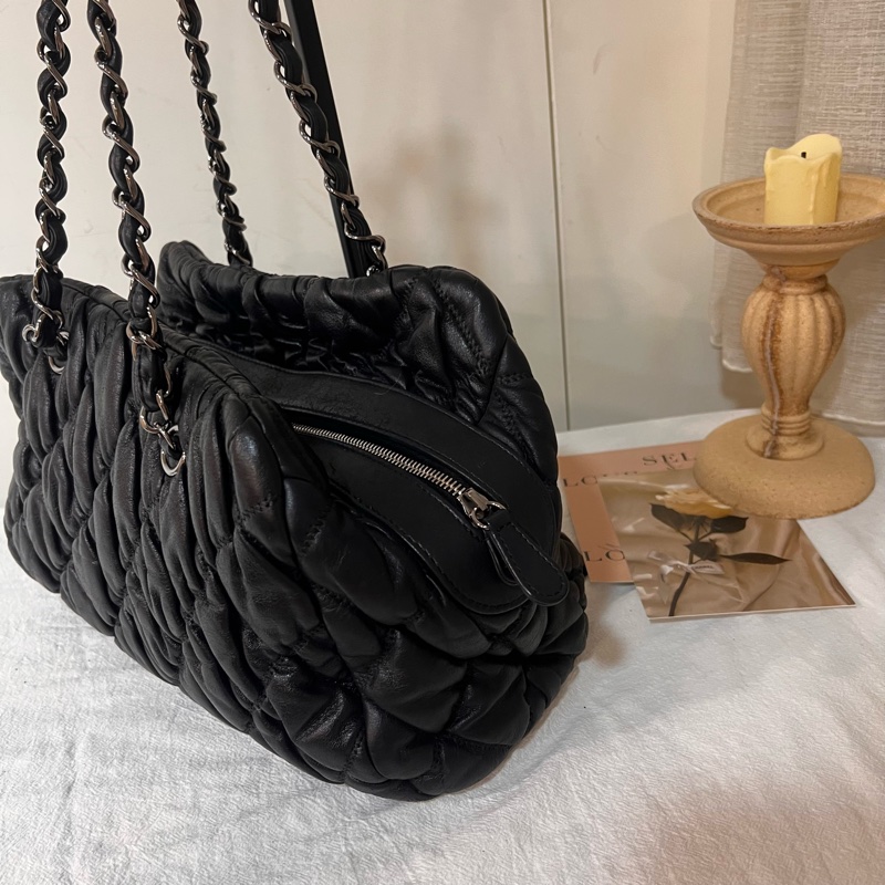 ෆ Chanel保齡球包 雲朵包-10