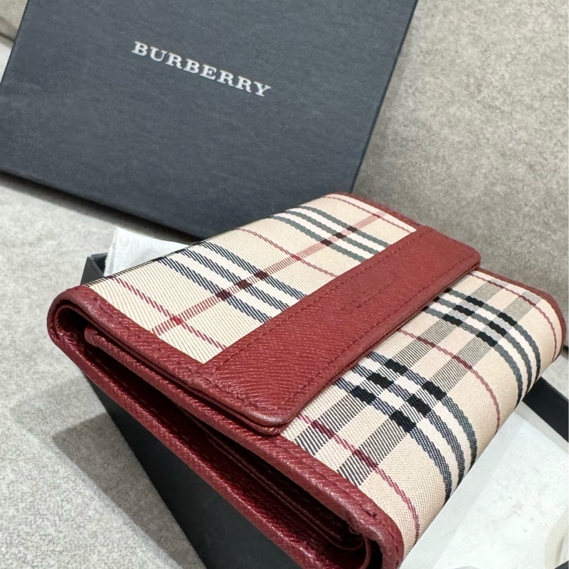 Burberry Nova 格紋三折短夾-4