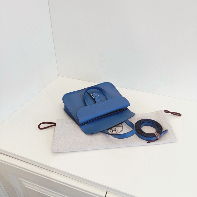 Hermes mini Halzan  瑪瑙藍色 A刻-3