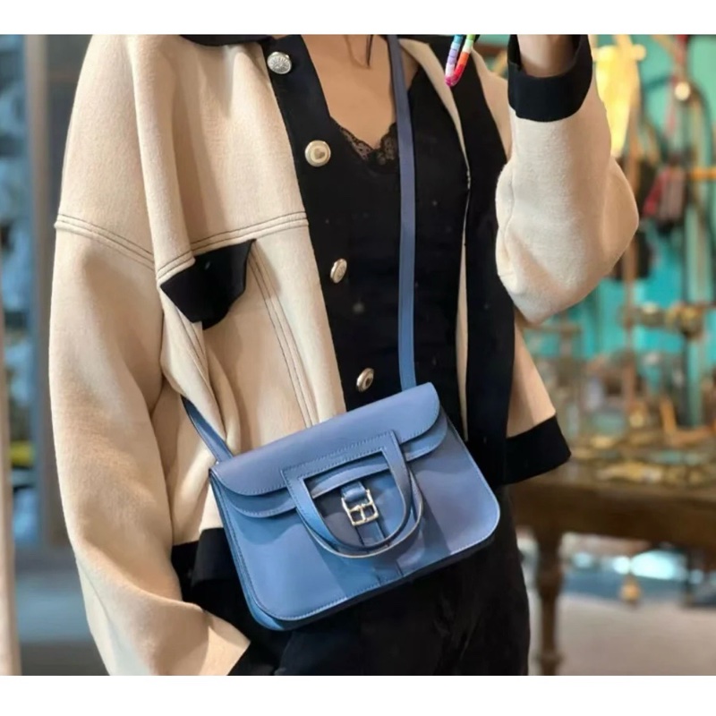 Hermes mini Halzan  瑪瑙藍色 A刻-8