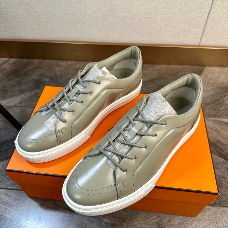 全新閒置未使用Hermes 愛馬仕 新款 Irwin 板鞋 高級鼠尾灰色42碼-1