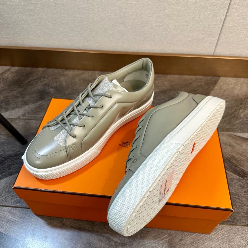 全新閒置未使用Hermes 愛馬仕 新款 Irwin 板鞋 高級鼠尾灰色42碼-3