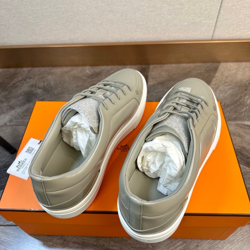 全新閒置未使用Hermes 愛馬仕 新款 Irwin 板鞋 高級鼠尾灰色42碼-5