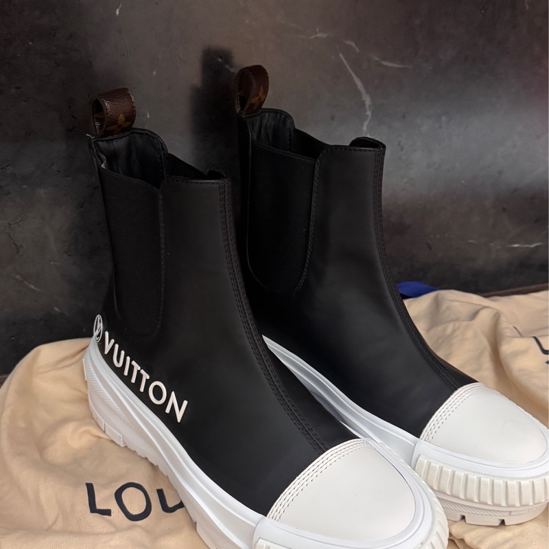 近全新LV Louis Vuitton SQUAND line 36.5運動鞋短靴增高鞋-0