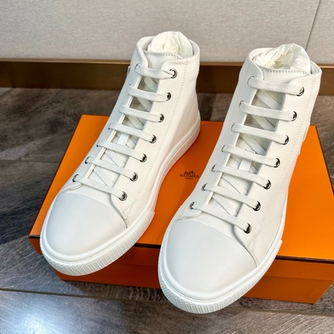 全新 Hermes 愛馬仕lllico 戰馬刺繡高幫板鞋 42碼