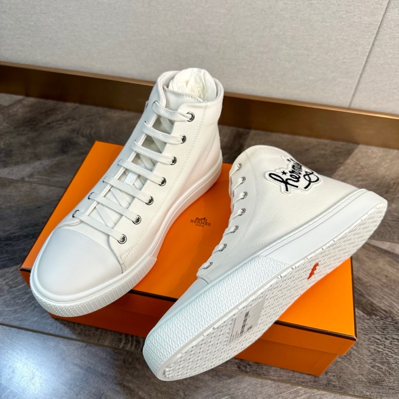 全新 Hermes 愛馬仕lllico 戰馬刺繡高幫板鞋 42碼-2
