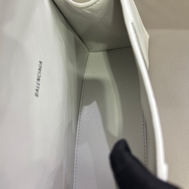 Balenciaga 白色光面牛皮沙漏xs 23*10*15 98新配件塵袋-3