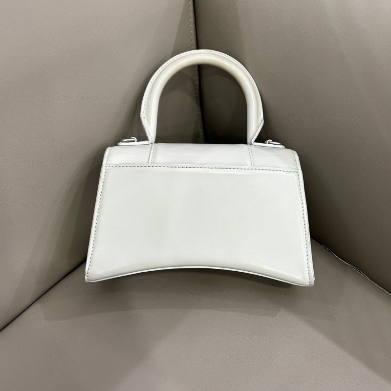 Balenciaga 白色光面牛皮沙漏xs 23*10*15 98新配件塵袋-8
