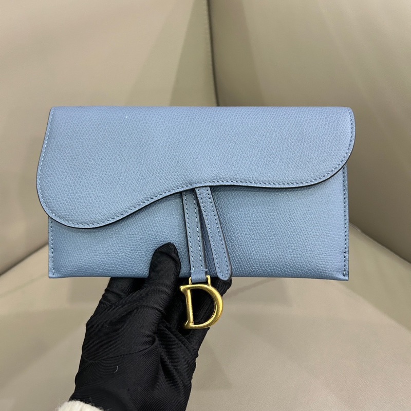 Dior Saddle系列全皮 woc二合一馬鞍鏈條包 19*11 99新配件塵袋-5