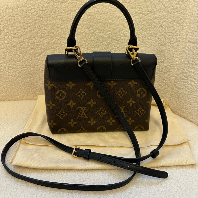 LV鎖頭BB 成色如圖 Louis Vuitton / Louis Vuitton M44141 Monogram 塗層帆布與光滑牛皮革-1