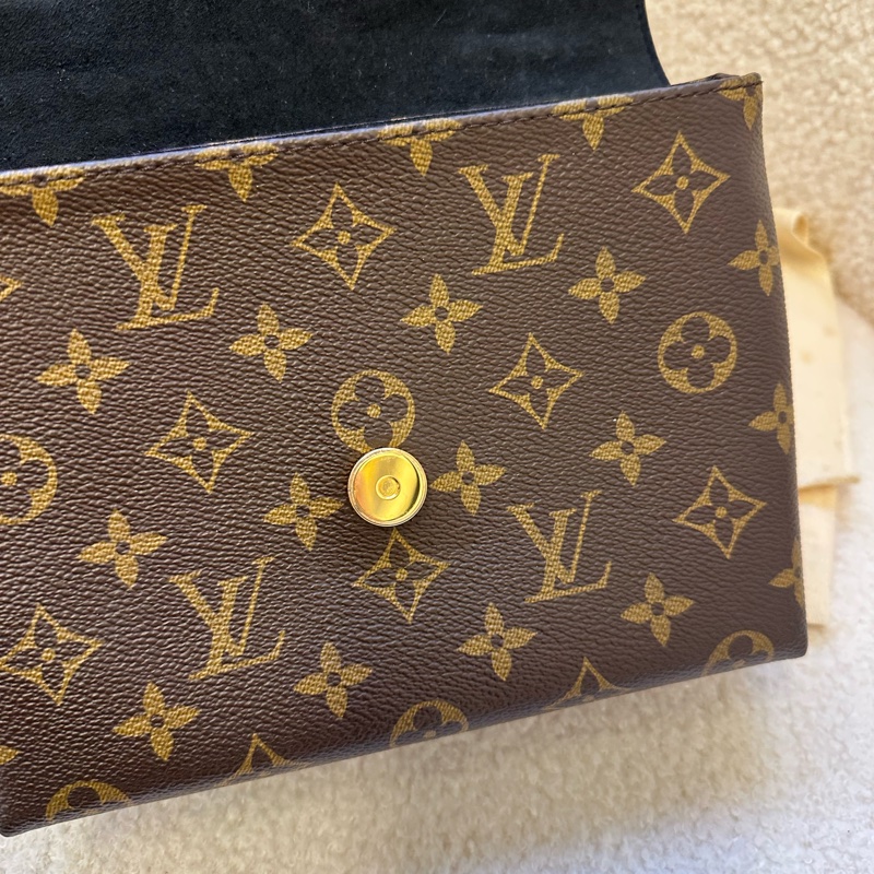 LV鎖頭BB 成色如圖 Louis Vuitton / Louis Vuitton M44141 Monogram 塗層帆布與光滑牛皮革-12